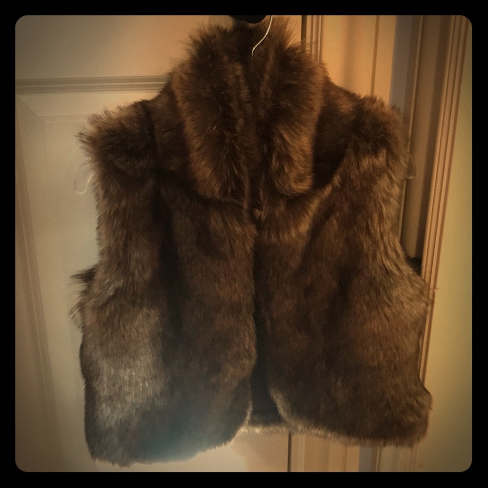 Ralph Lauren fur vest.